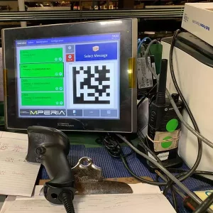 Controller with 2D code