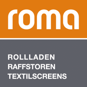 Romo Rollläden, Raffstoren, Textil-Screens, Logo