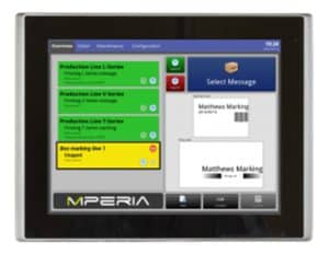 MPERIA-Controller mit nach vorne gerichtetem Display.
