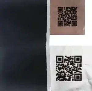 Auf Metallfolienverpackungen aufgedruckte QR-Codes