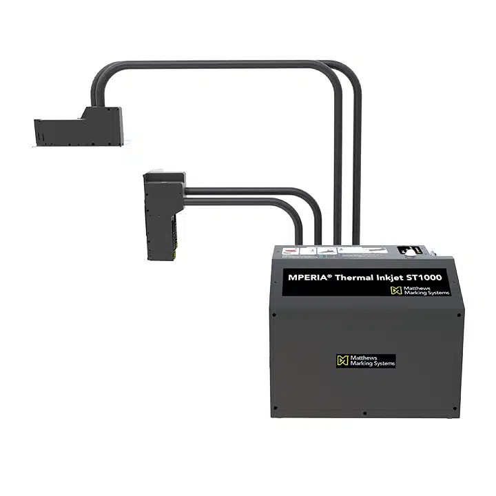 MPERIA Thermal Inkjet ST1000 mit zwei Konfigurationen mit jeweils zwei Druckköpfen