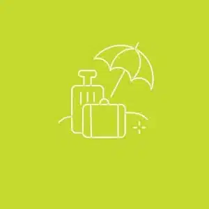 Symbol für den Arbeitnehmervorteil „30 Tage Urlaub“