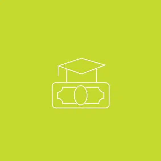 Symbol für Weiterbildungs- und Studienbeihilfen